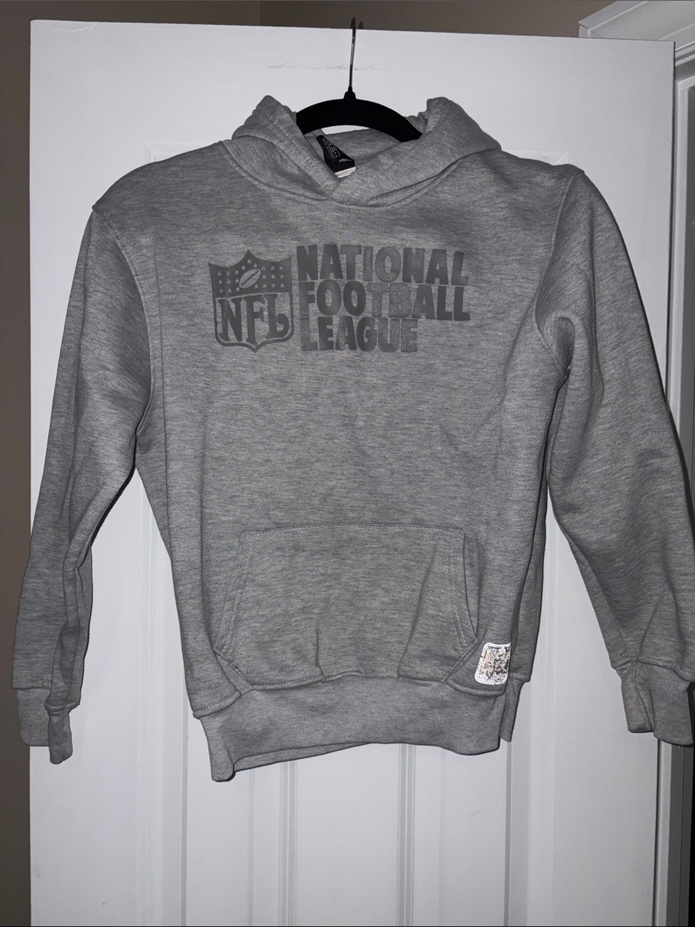 NFL Gray Kids Hoodie with National Football League Logo